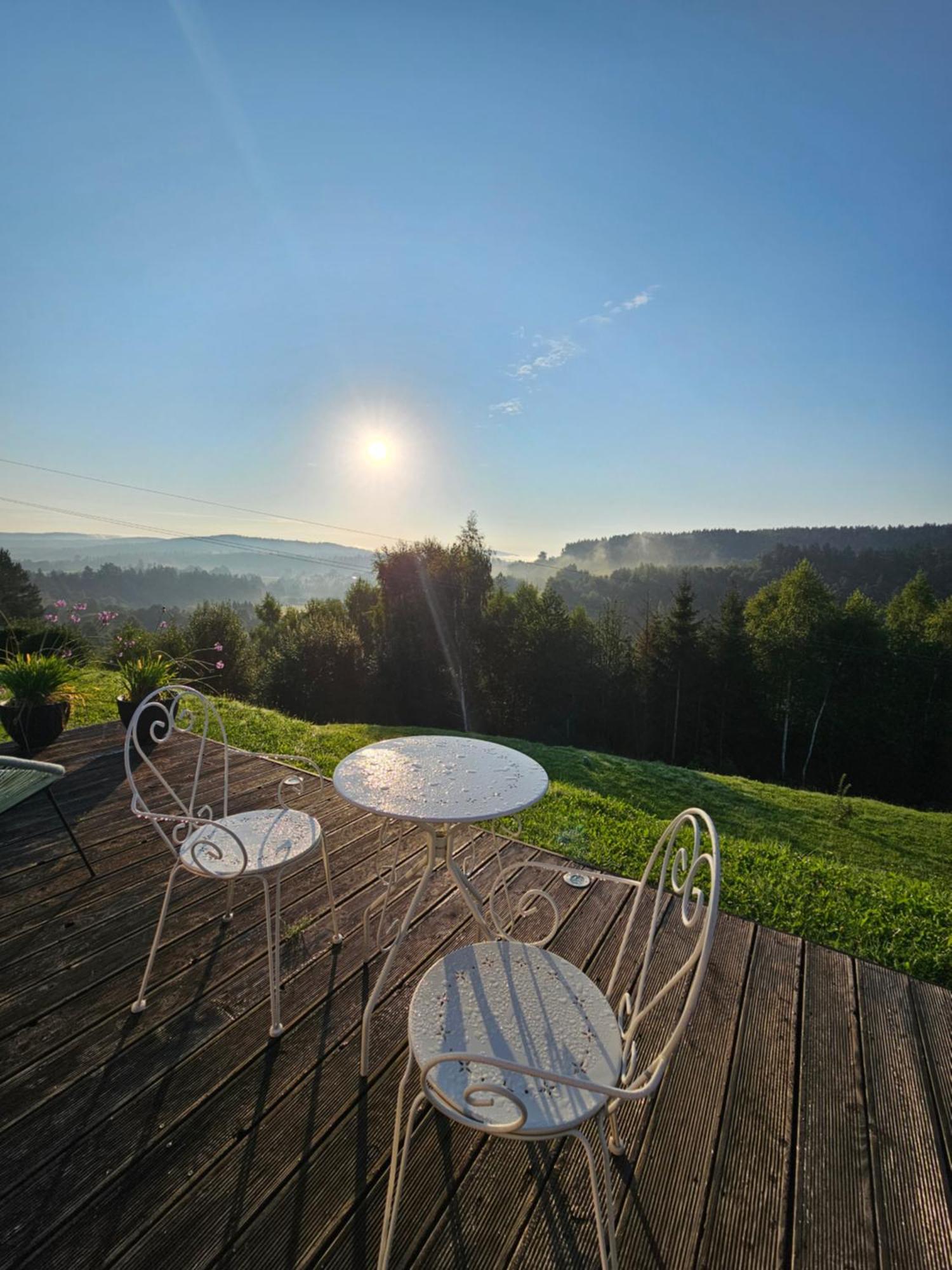 Chata W Bieszczadzie Apartamenty I Domki Z Basenem Bieszczady Polańczyk Exterior foto
