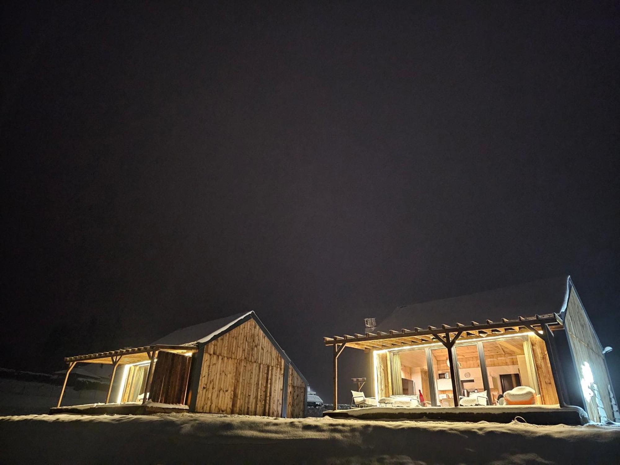 Chata W Bieszczadzie Apartamenty I Domki Z Basenem Bieszczady Polańczyk Exterior foto