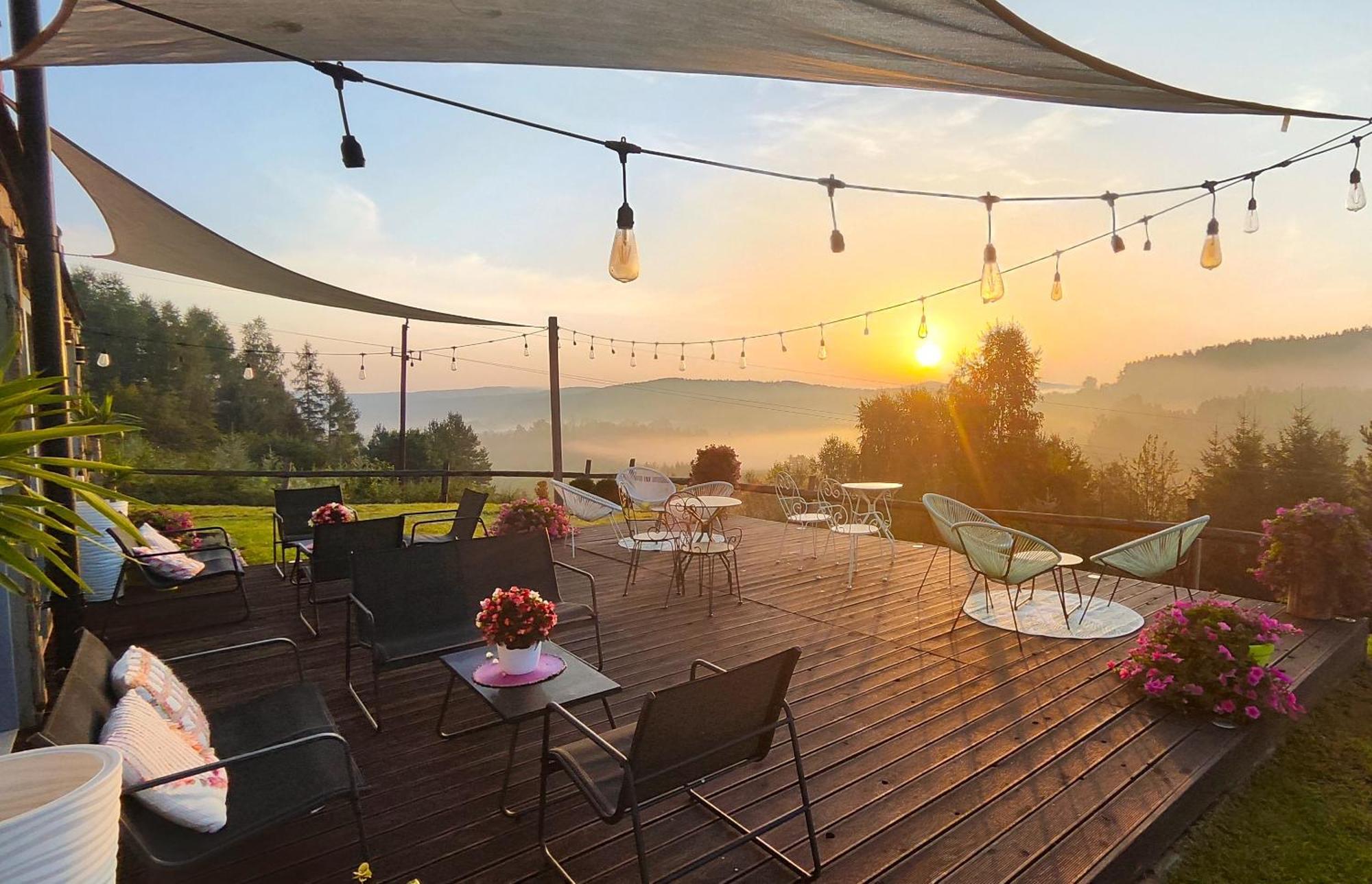 Chata W Bieszczadzie Apartamenty I Domki Z Basenem Bieszczady Polańczyk Exterior foto